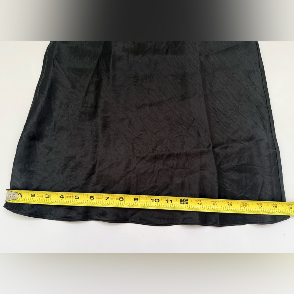 Aritzia Babaton Black Slip Mini Skirt Size 00 (xxs/xs) - Picture 6 of 6